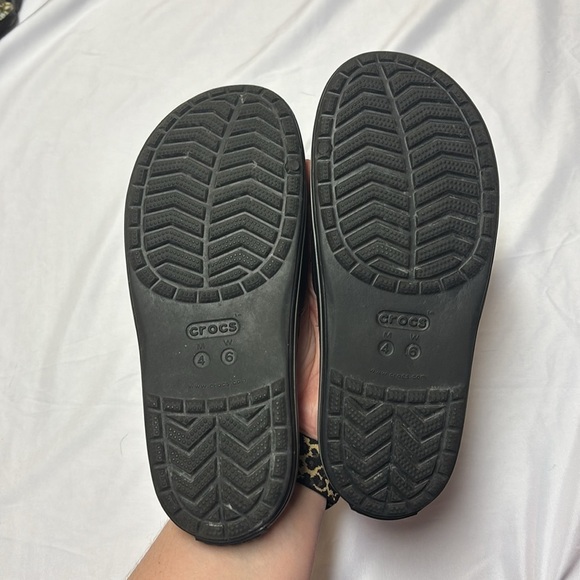 CROCS Women's Black Mules with Colorful Gem Accents - Picture 2 of 4